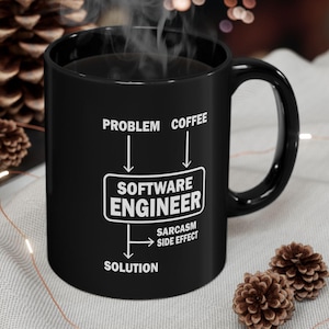 Lustige Software Engineer Tasse | Programmierer Tasse | Programmier-Tasse | Geschenk für Programmierer | Technik Geschenke