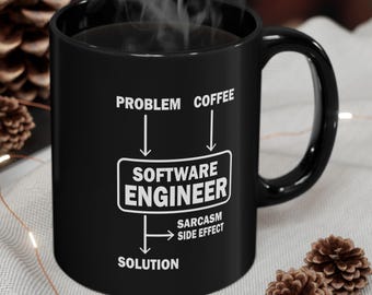 Funny Software Engineer Mug | Programmer Mug | Programming Cup | Gift for Coders | Engineering Gifts