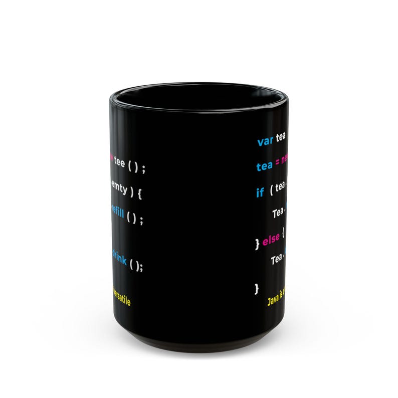 funny Javascript Programming Mug|Gift for Coder Developers software Engineer Coffee Cup| 11oz,15oz Black Ceramic Mug image 14