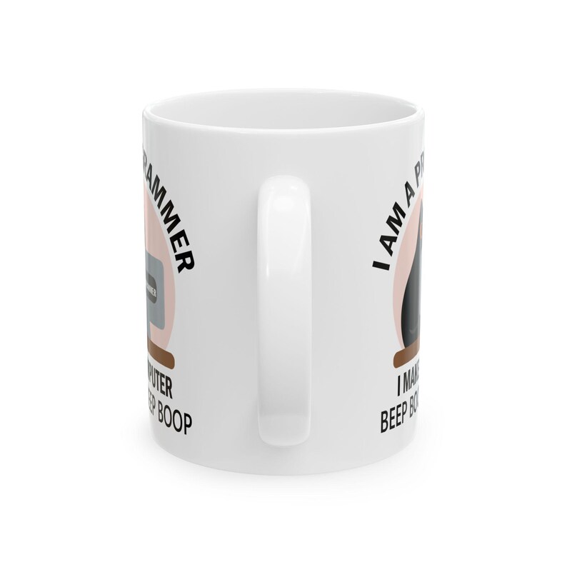 Software-ingenieur programmeur koffiemok | Cadeau voor programmeurs, programmeurs en ingenieurs van kattenliefhebbers bij afstuderen, verjaardagsbeker | Cremaic 11,15oz afbeelding 11