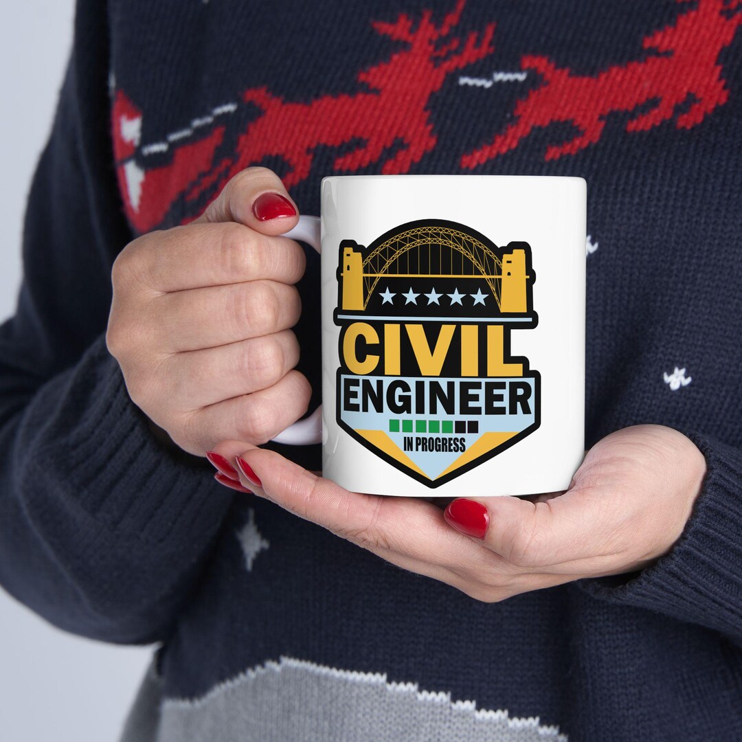 Engineer Tea Funny Civil Engineer Ceramic Mug - Perfect Gift for Civil Engineers ...