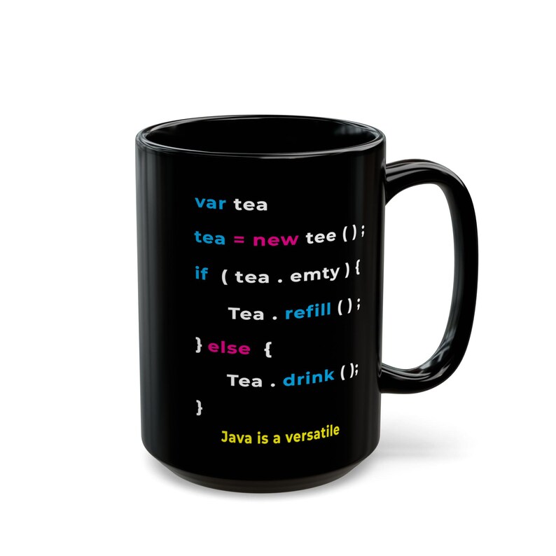funny Javascript Programming Mug|Gift for Coder Developers software Engineer Coffee Cup| 11oz,15oz Black Ceramic Mug image 18