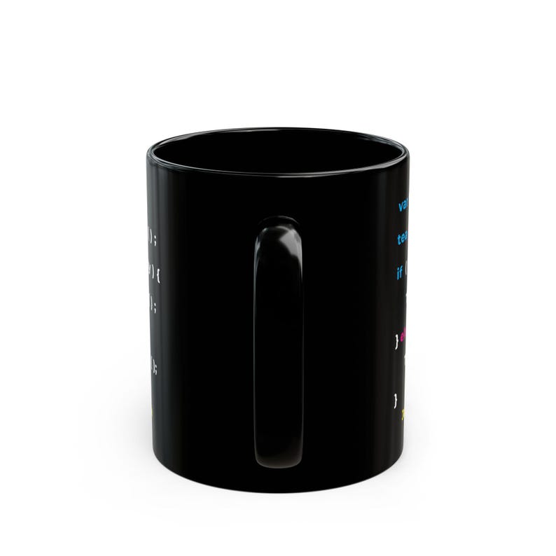 funny Javascript Programming Mug|Gift for Coder Developers software Engineer Coffee Cup| 11oz,15oz Black Ceramic Mug image 11