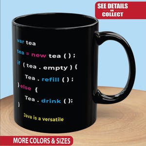 funny Javascript Programming Mug|Gift for Coder Developers software Engineer Coffee Cup| 11oz,15oz Black Ceramic Mug