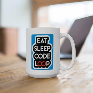 Software Developer Coffee Mug, Programmer Coder Design, Ceramic 11oz 15oz image 4