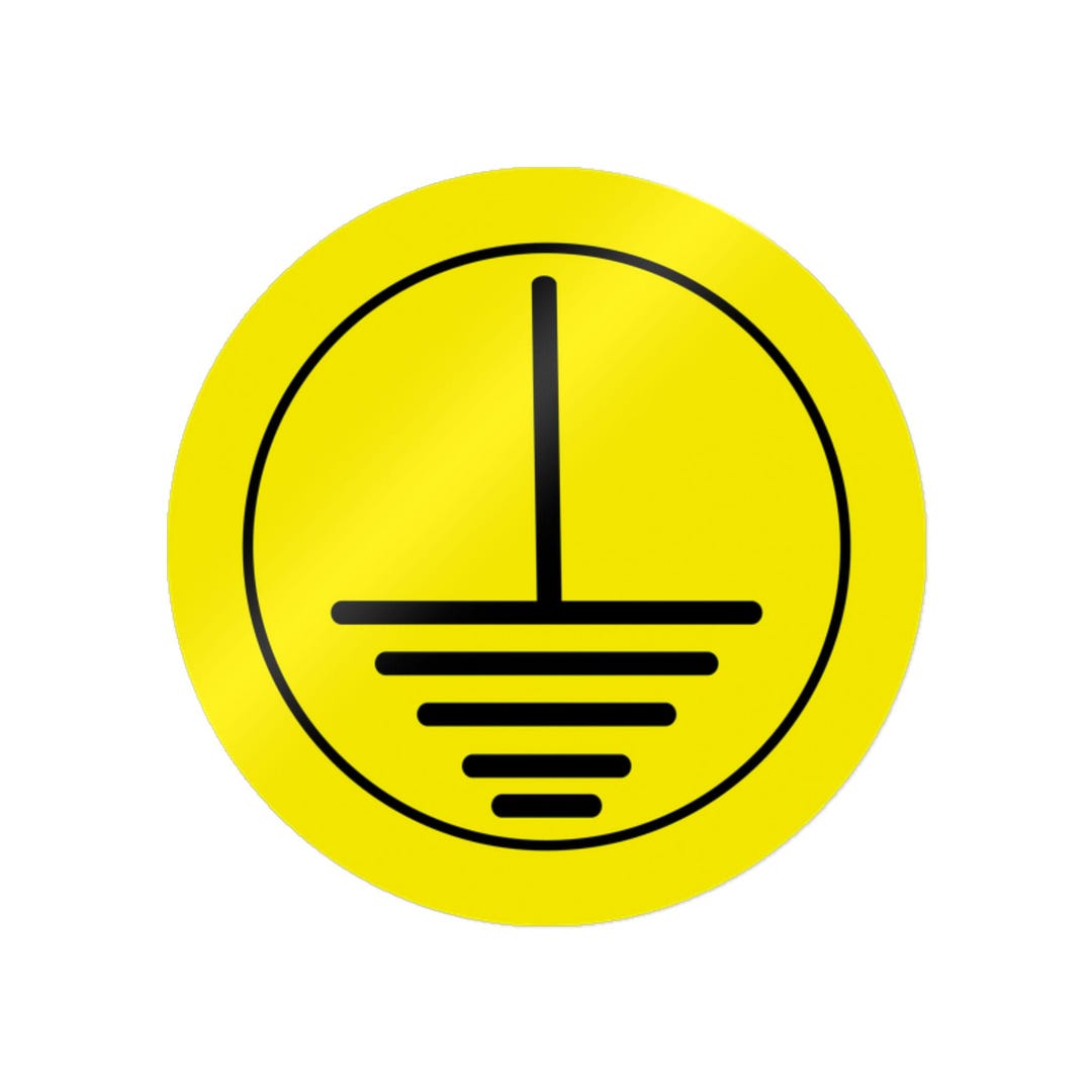 Electrical Earthing Sticker – Die Cut DTF for Electricians, Engineers ...