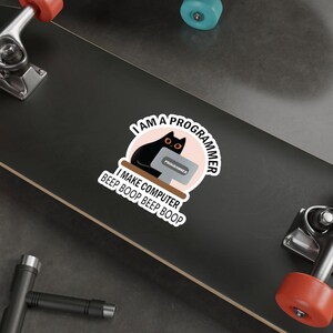 Programmer & Software Engineer Waterproof Die-Cut Sticker | Funny Coding Decal for Developers Laptop, Water Bottle, NoteBook,Car,Phone cases image 15