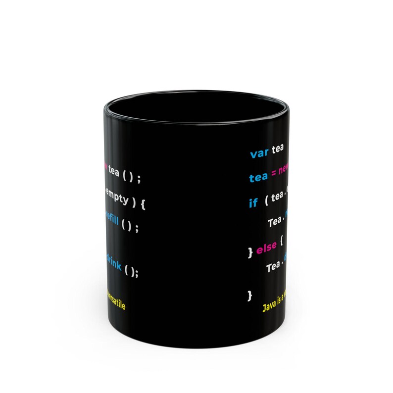 funny Javascript Programming Mug|Gift for Coder Developers software Engineer Coffee Cup| 11oz,15oz Black Ceramic Mug image 5