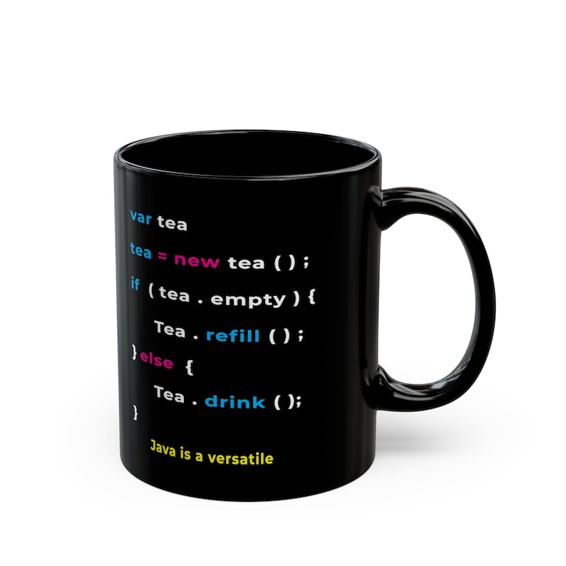 funny Javascript Programming Mug|Gift for Coder Developers software Engineer Coffee Cup| 11oz,15oz Black Ceramic Mug 11oz