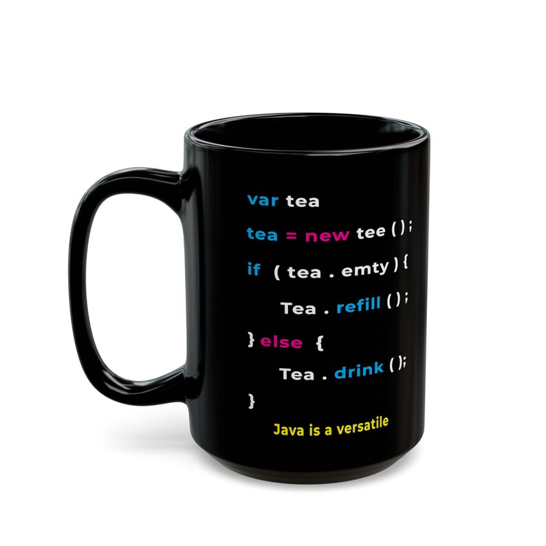 funny Javascript Programming Mug|Gift for Coder Developers software Engineer Coffee Cup| 11oz,15oz Black Ceramic Mug image 16