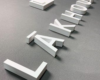 Custom 3D Metal Sign, Business Signs, Storefront Sign, Outdoor Sign, Reception Sign, Metal Sign Custom, Beauty Salon Sign, Custom Logo Sign