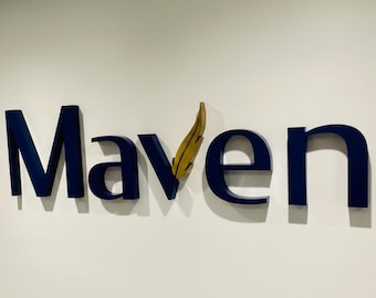 Custom 3D Metal Letters, Storefront Sign, Business Logo Design, Custom Logo Sign, Outdoor Sign, Indoor Branding Sign,Company Name Sign