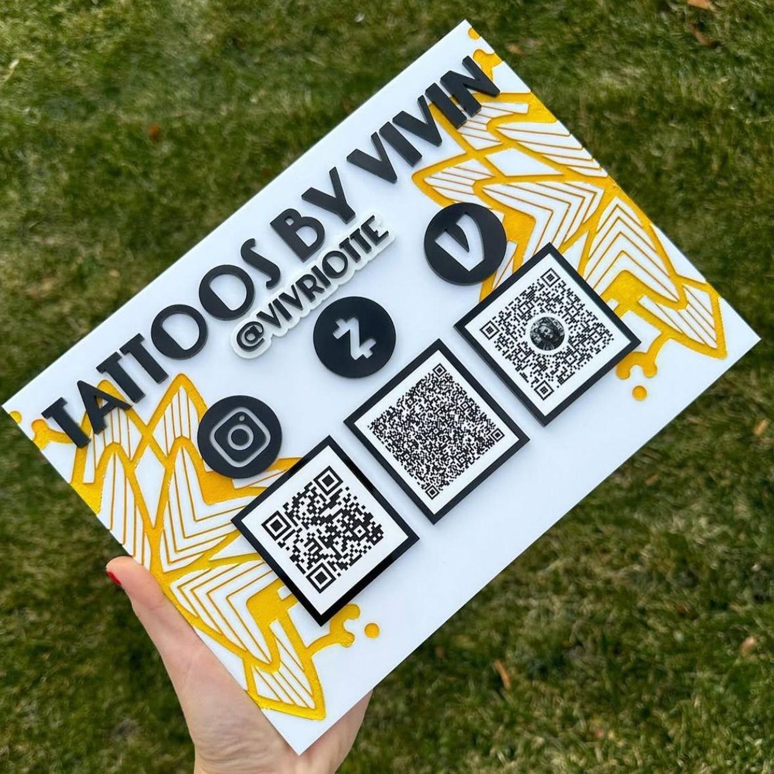 Table Scan Sign Acrylic QR Code Sign, Custom Payment Scan Display, Business Checkout ...
