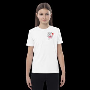 Camiseta infantil de algodón orgánico