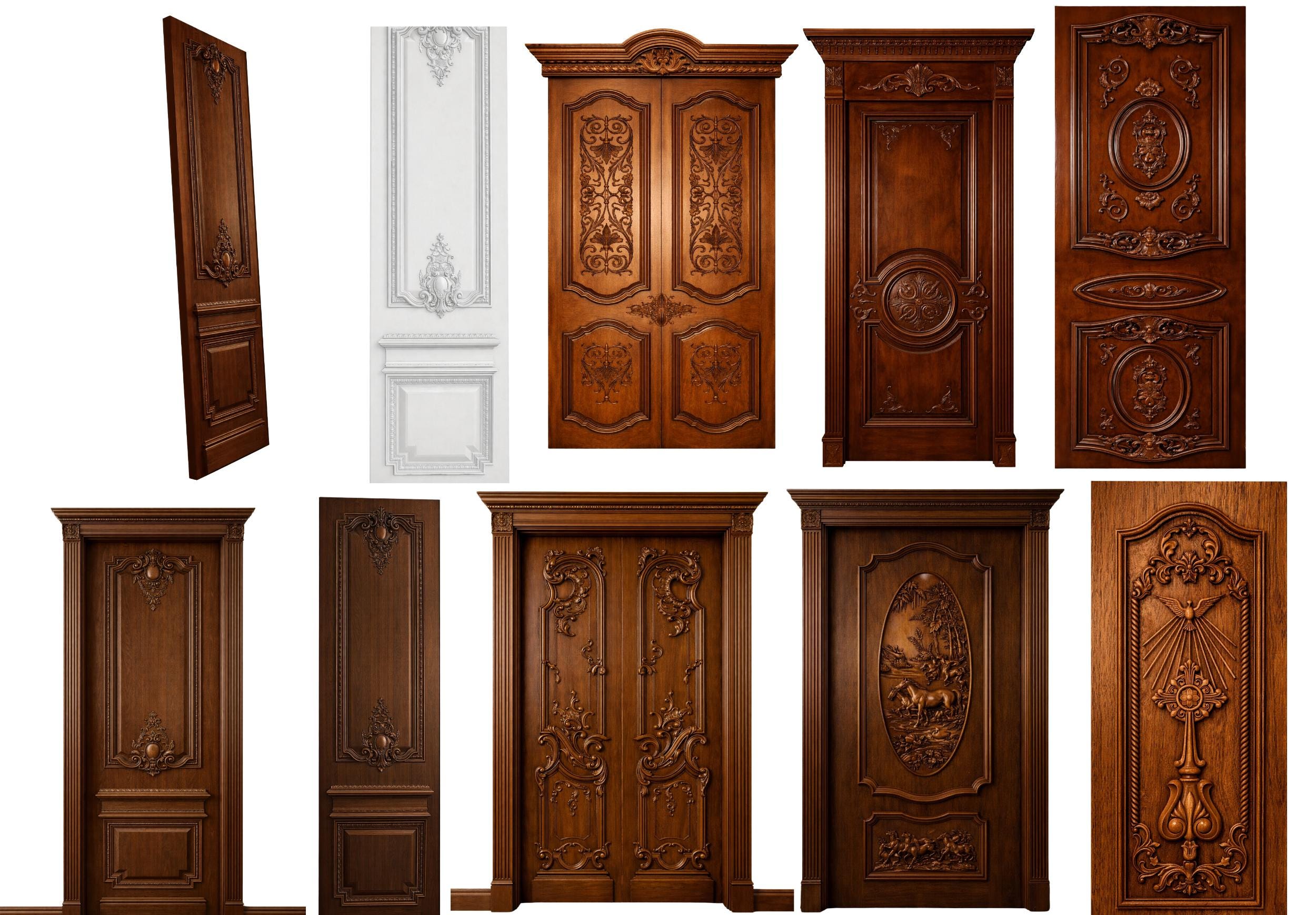 Royal Router Cnc 15+CNC Carved Royal Door STL Files | 3D Router Models (digital Download ...
