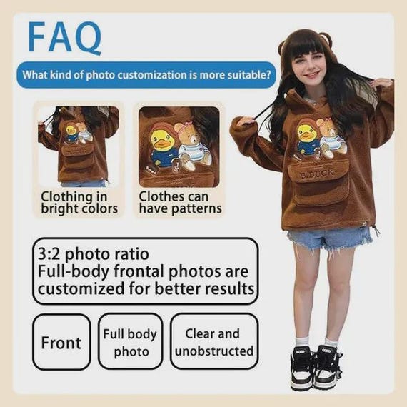 thumbnail image 2 of Hug Duck Stitch Interstellar Plush Toy Girlfriend Valentine's Day Gift Birthday Large Doll 2 of 9