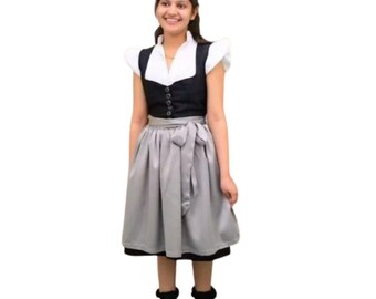 Handmade Bavarian Dirndl Dress: Includes Free Blouse
