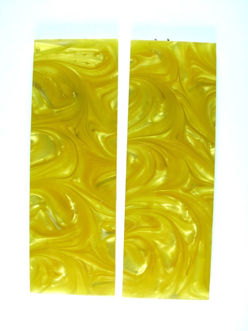 Citrine Yellow Pearl Scales Knife Handles . Etsy