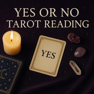 Respuestas rápidas de sí o no: lectura de tarot, el mismo día, una pregunta sobre cualquier tema, preguntas de sí o no, lectura rápida y detallada
