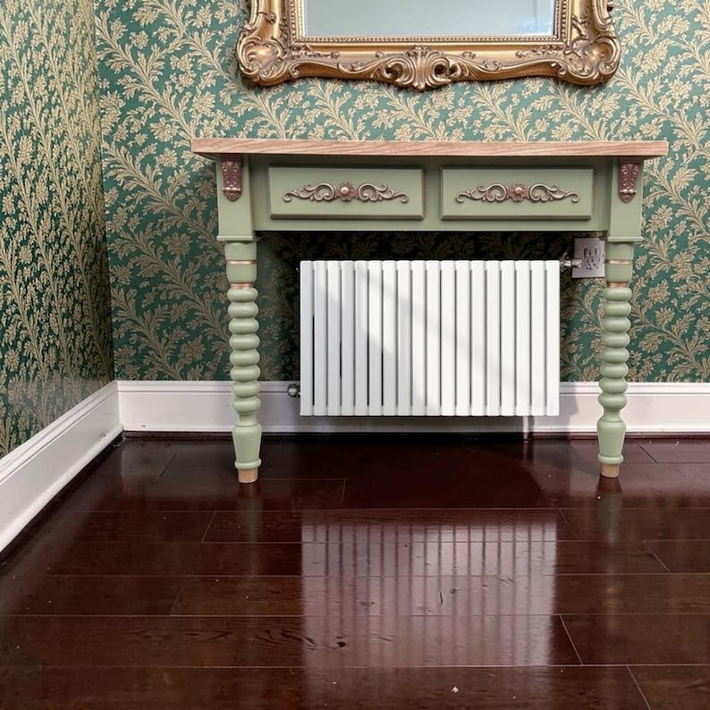 Handmade Radiator/console Table, Veneered Top, Bobbin Legs, Mock ...
