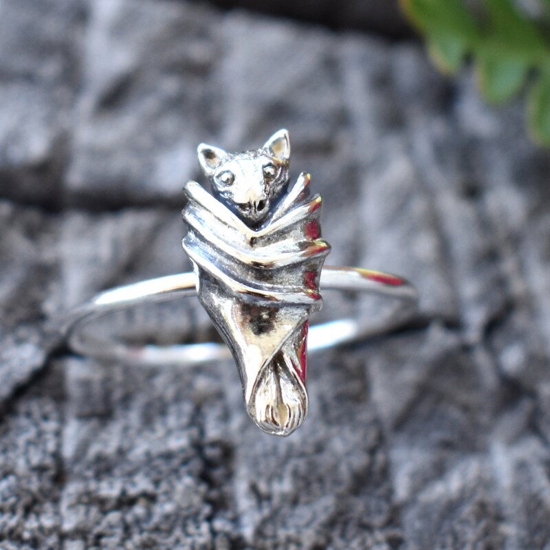 Bat Ring - Etsy