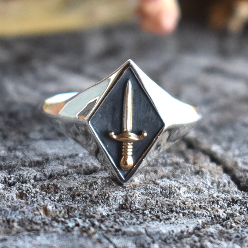 Sheild Rings Shield Ring - Etsy