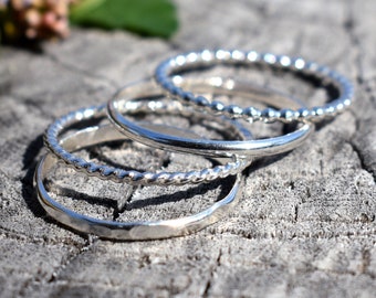 Stacking Rings, silver stacking rings, stack rings, Stackable silver rings, Silver stack, layering rings, gold ring, silver ring, boho rings