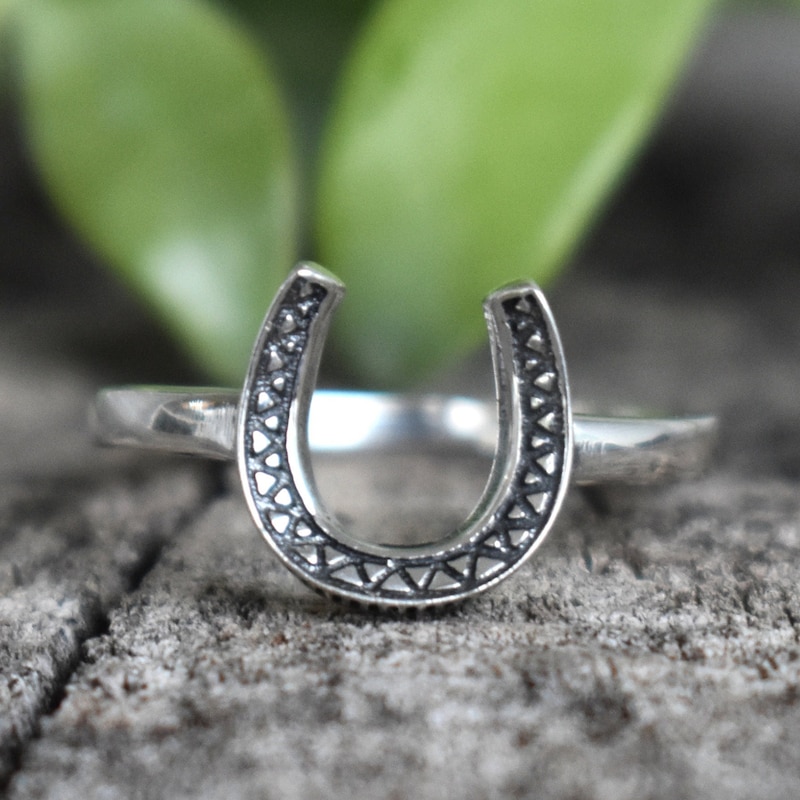 Horse Shoe Ring - Etsy