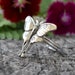 Luna moth ring, moth ring, sterling silver ring, silver moth ring, Luna moth jewelry, butterfly ring, gothic ring, gift for girlfriend, moon
