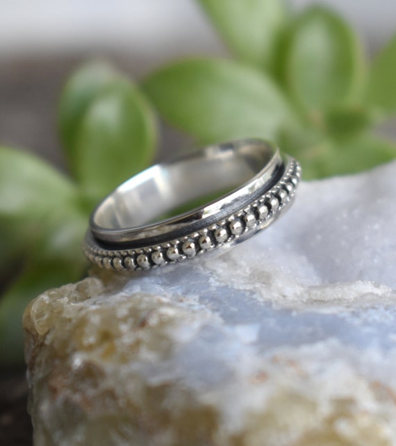 Spinner Ring, Anxiety Ring, Fidget Ring, Boho Ring, Anxiety