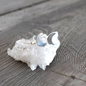 Moon Posts Moon Studs, Moon Posts, Crescent Moon Studs, Crescent Moon Posts ...