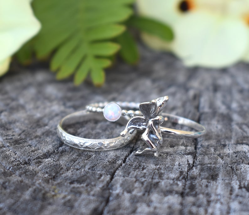 Fairy Ring Forest Fairy Ring Silver Fairy Ring Silver Etsy