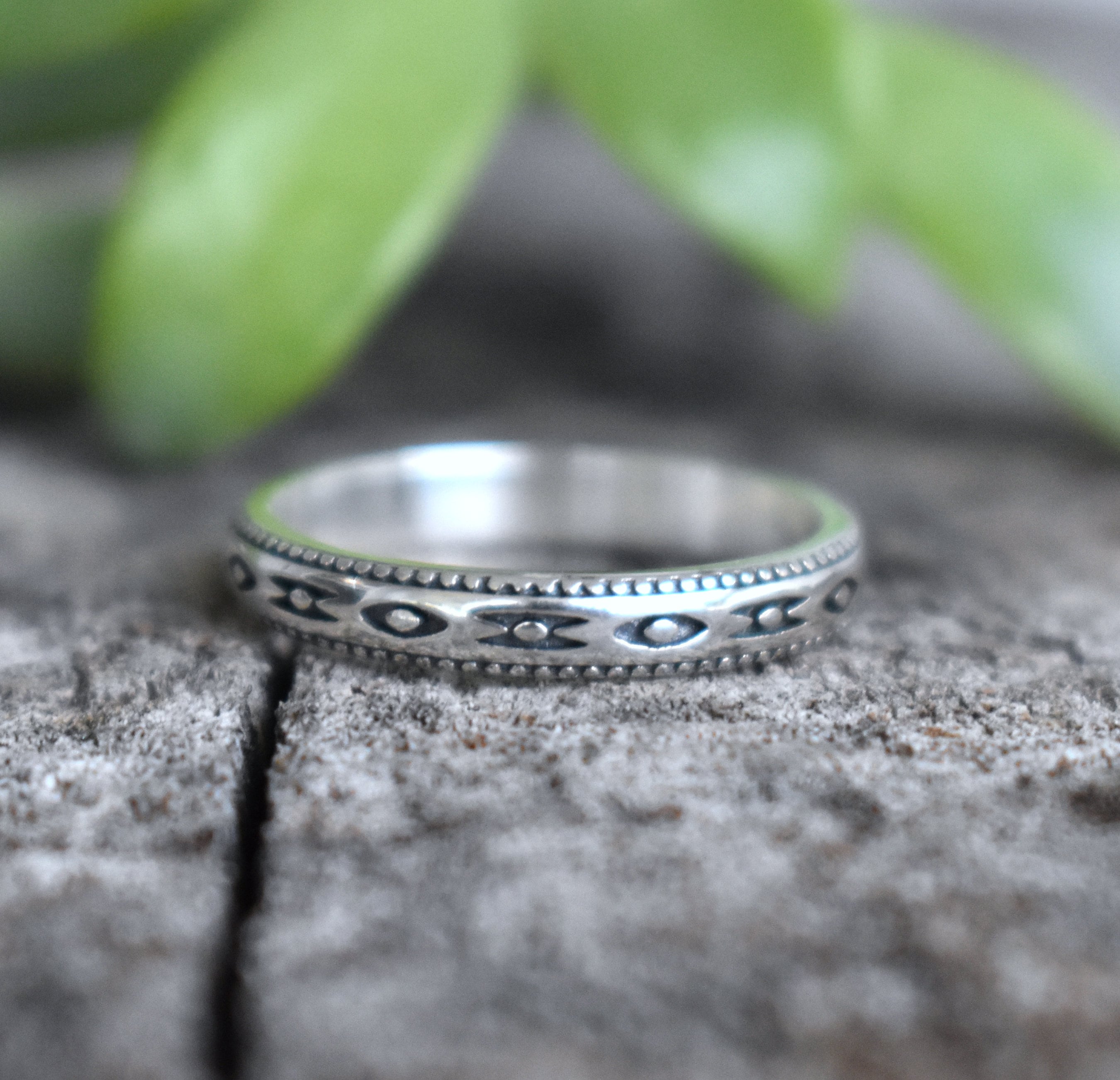 Aztec Style Rings Aztec Rings, Southwestern Rings, Tribal Rings, Sterling Silver Boho ...