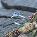 Alexandrite Ring, Silver Alexandrite Ring, Silver Stacking ring, stacking ring, birthstone stacking ring, color change ring, June birthstone