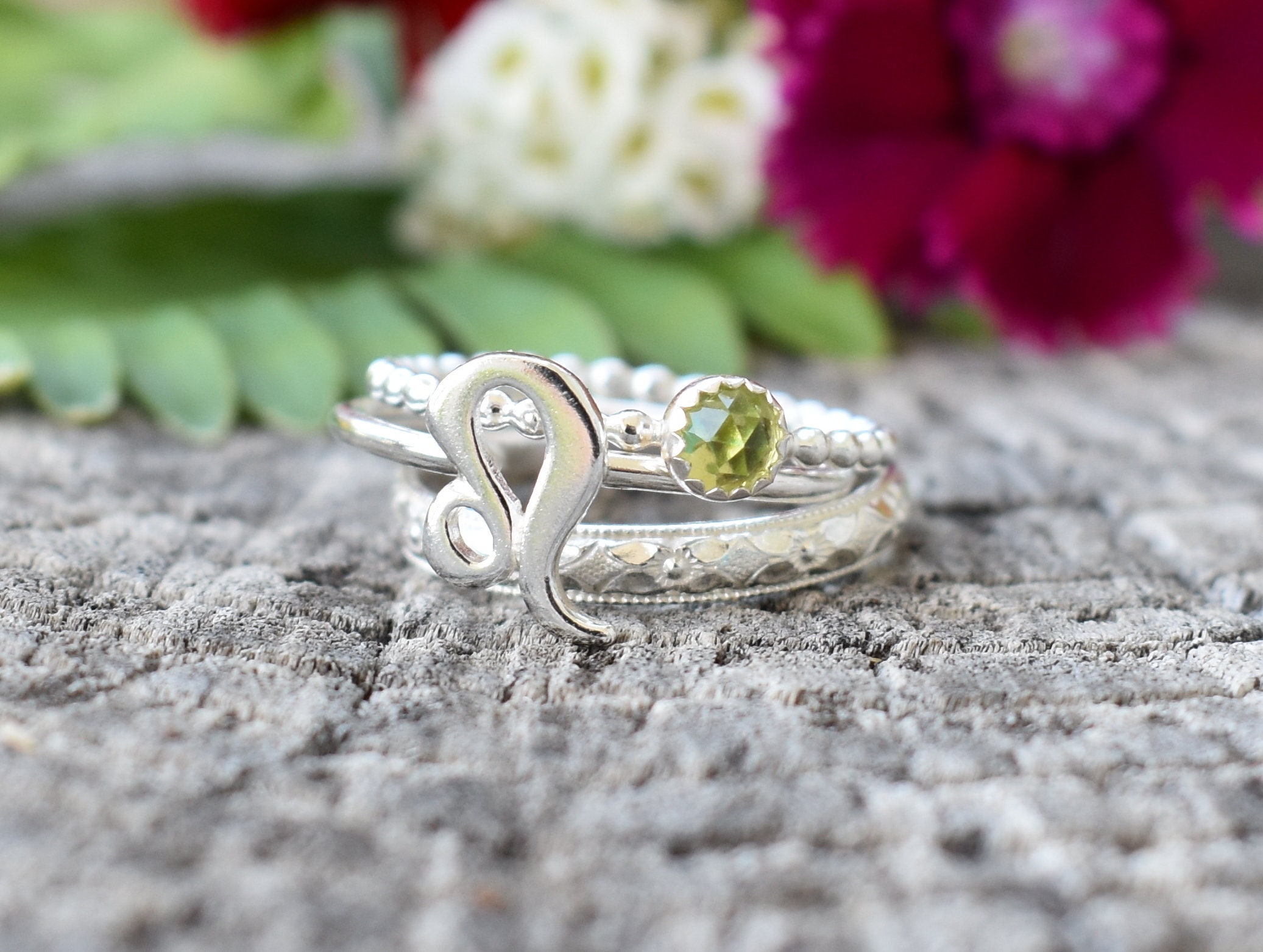 Leo Constellation Ring Etsy