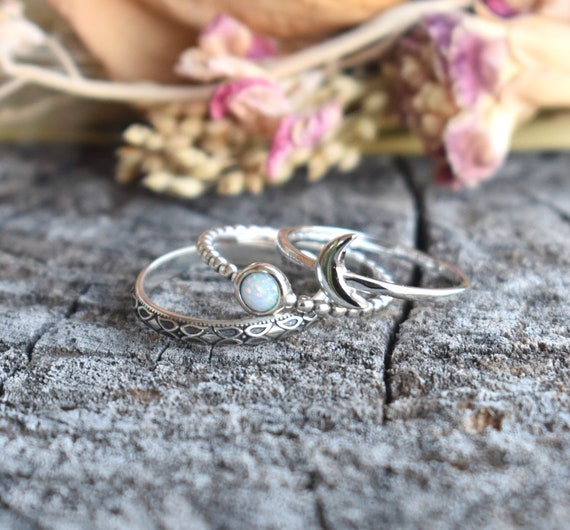 Opal ring moon sale magic