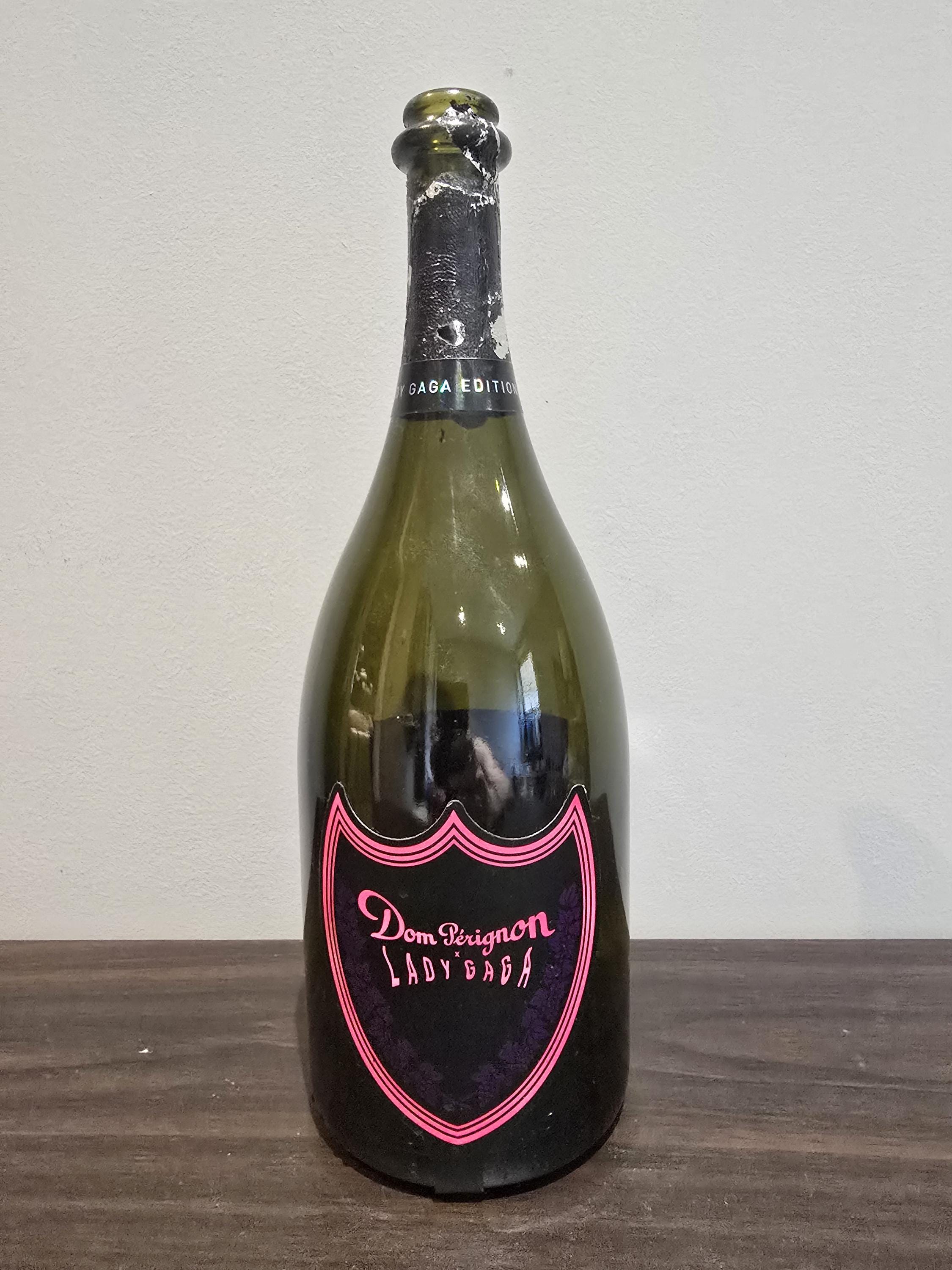 Empty Dom Perignon Vintage 空ボトル ルミナス ロゴ Dom Perignon Vintage Luminous Bottle 2003 | Wine.com