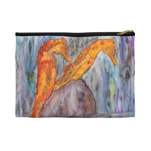 Seahorses: Zippered Project Bag image 5