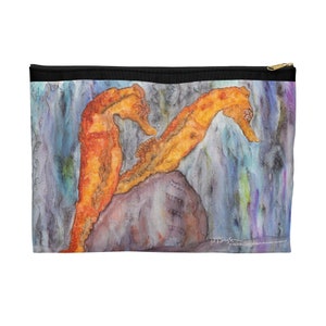 Seahorses: Zippered Project Bag image 9