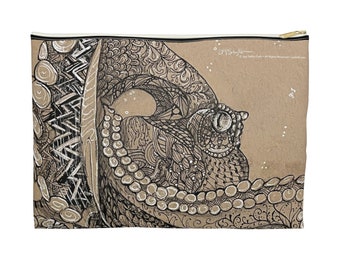 Octopus: Projekttasche mit Reißverschluss