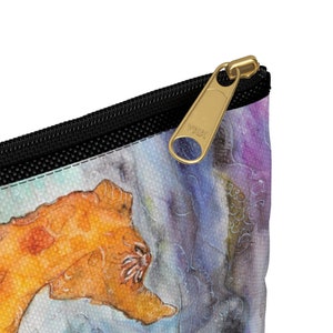 Seahorses: Zippered Project Bag image 8