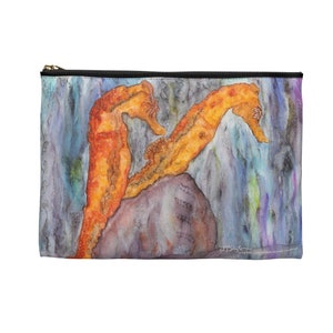 Seahorses: Zippered Project Bag image 6