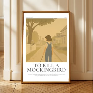 To Kill A Mockingbird by Harper Lee Minimalist Art Print