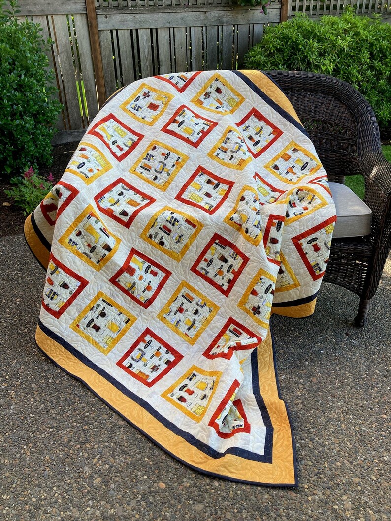 Handmade Quilt Throw Quilt Lap Quilt Beer Dad Pub Etsy