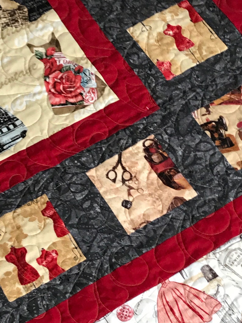 Handmade Quilt Throw Quilt Lap Quilt Modern Quilt Etsy