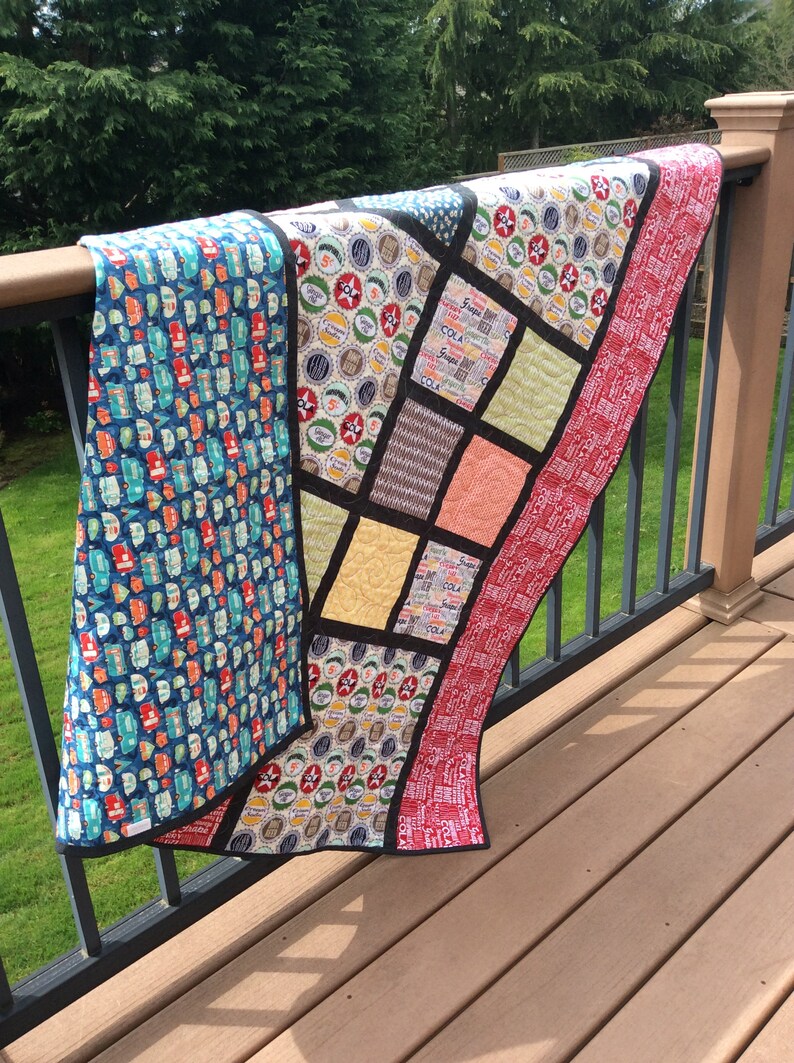 Handmade Quilt Throw Quilt Lap Quilt Modern Quilt Etsy