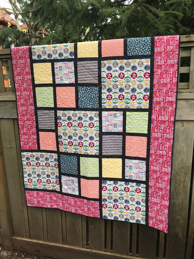 Handmade Quilt Throw Quilt Lap Quilt Modern Quilt Etsy