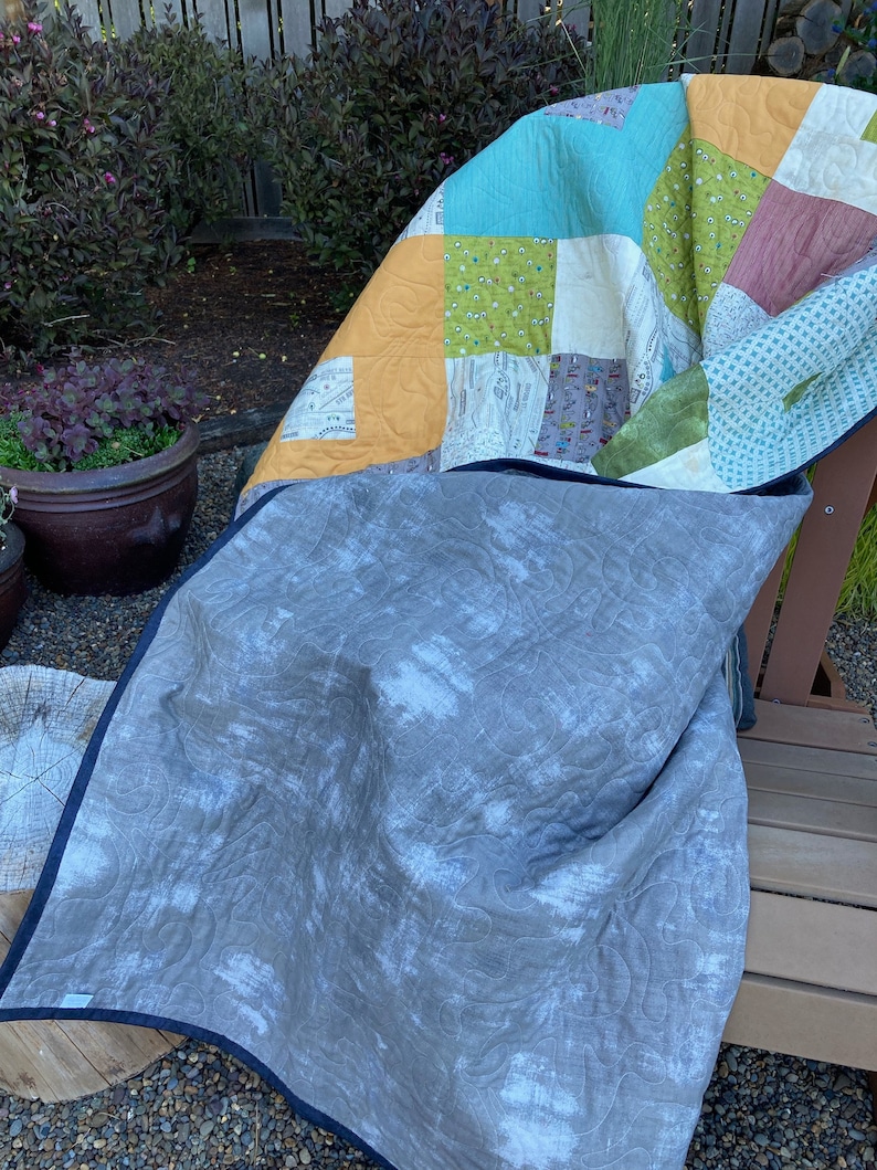 Handmade Quilt Throw Quilt Lap Quilt City Streets Etsy