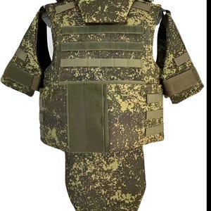NIJ IIIA Full Body Tactical Vest Set | Military Camo Armor Carrier | Airsoft Gear | Combat Vest | Police Vest |