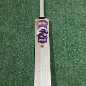 Handcrafted English Willow Cricket Bat: Bonsai Samurai Edition